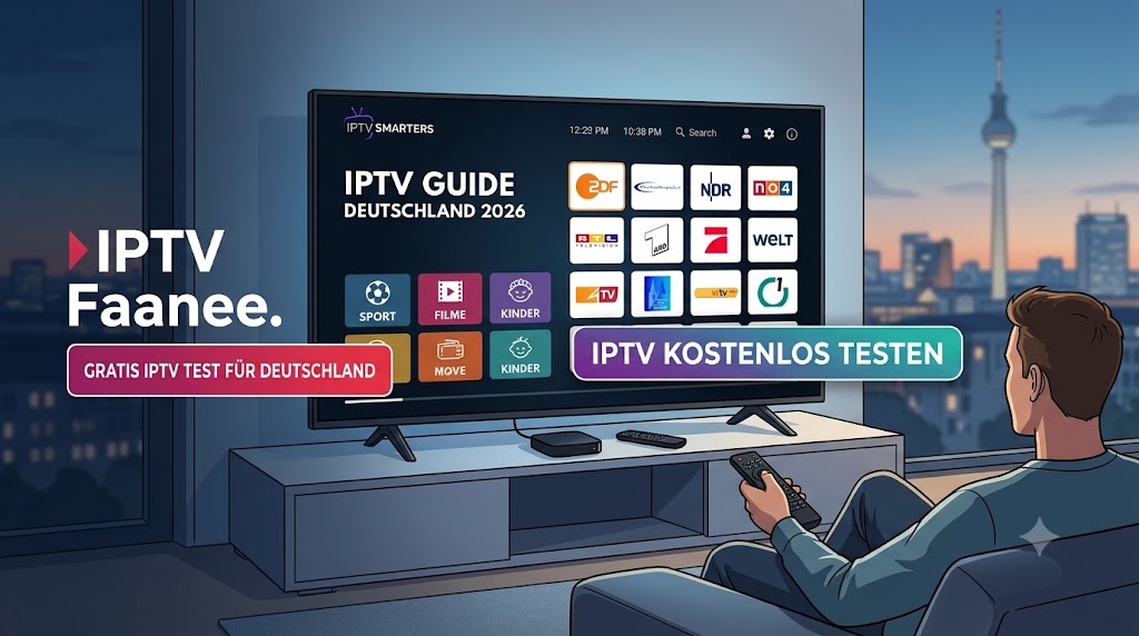 IPTV Kostenlos Testen 2026 – Gratis IPTV Test für Deutschland